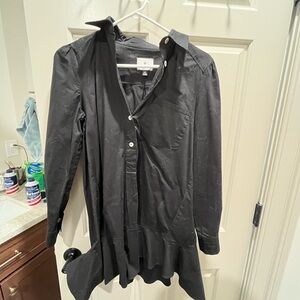 Tuckernuck Black Button-Up Dress